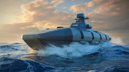 UK’s Sea Dagger Autonomous Craft Deploys 12 Commandos at 46 MPH Using Trusted Mission AI Technology Illustration of the Sea Dagger autonomous Commando Insertion Craft being deployed.