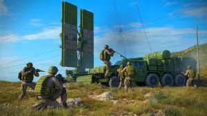 Illustration von einem strategischen Angriff auf ein russisches S-300-Radarsystem auf der Krim.