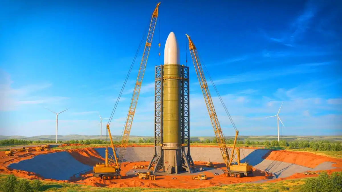 « Ce missile américain remplace 450 silos nucléaires » : le programme Sentinel bouleverse l’arsenal terrestre avec de nouveaux sites qui résistent aux catastrophes extrêmes Illustration de la modernisation des silos de missiles intercontinentaux dans le cadre du programme Sentinel.