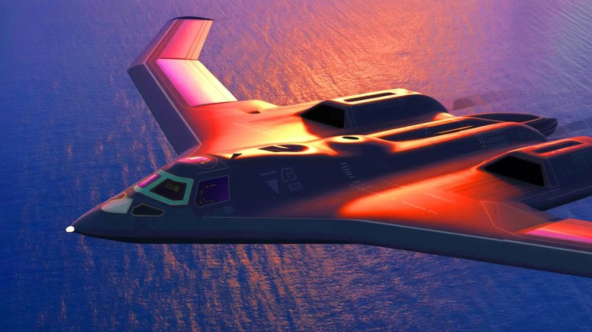 Illustration von der strategischen Bedeutung des B-21 Raider für die Luftüberlegenheit der US-Militärstreitkräfte.