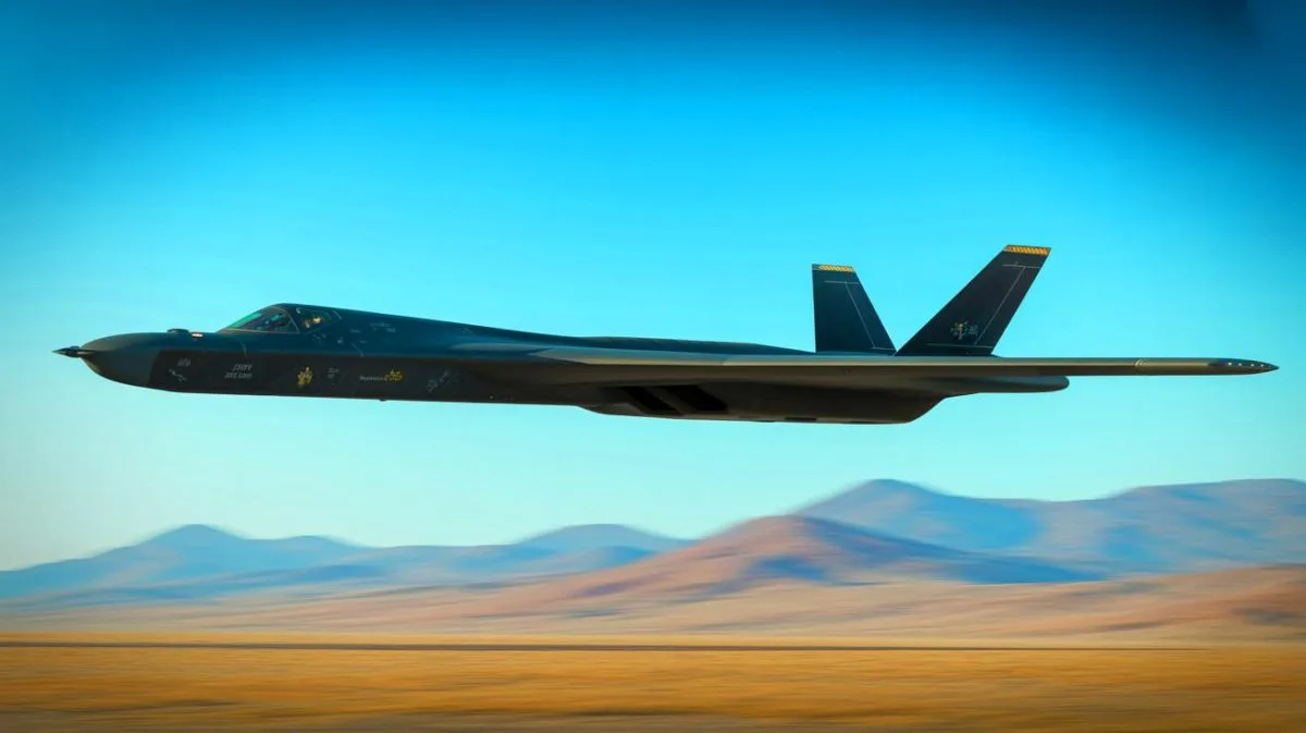 Illustration of the B-21 Raider bomber used for air superiority missions amid changing global military dynamics.