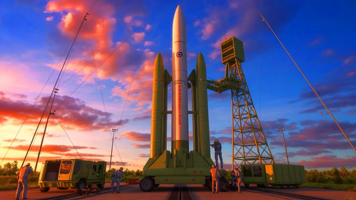 Illustration von der Verlängerung der Einsatzdauer der Minuteman III-Raketen bis 2050.
