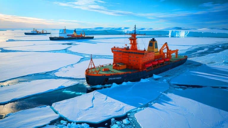 « Cette flotte russe domine l&rsquo;Arctique totalement » : 51 brise-glaces géants encerclent le pôle Nord et humilient les flottes occidentales