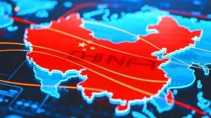 Illustration of China's Internet blackout and its potential "kill switch" capabilities.