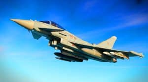 “It’s a Clear Message to Moscow”: Germany’s $4.36 Billion Fighter Jet Deal Signals a New and Dangerous Shift in Europe’s Power Balance Illustration of a German Eurofighter Typhoon fighter jet armed with Taurus long-range cruise missiles in flight.