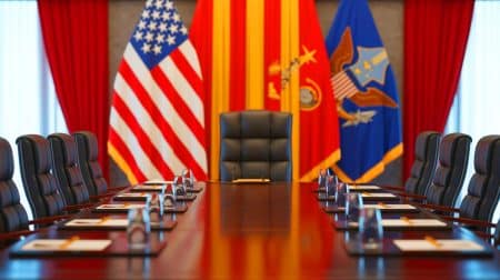 Air Force: Führender Militäranwalt verlässt nach Entlassung seines Vorgängers unerwartet seinen Posten Illustration von personellen Veränderungen in der Rechtsabteilung der US-Luftwaffe.