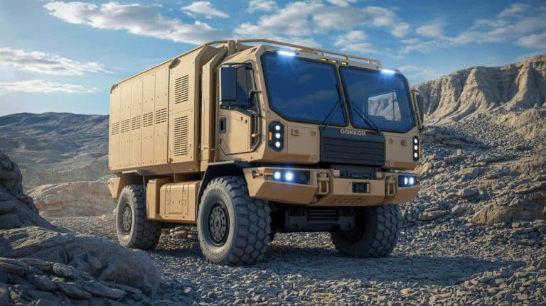 “They Drive Themselves Into War Zones”: Oshkosh Unveils Self-Driving Military Trucks That Load, Haul, and Survive Without Soldiers Behind the Wheel