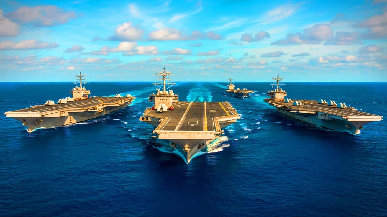 Caribbean Buildup Sparks Strategic Shifts Amid Carrier Aircraft Loss, China’s AI Ambitions, and Court’s Guard Decision Reversal