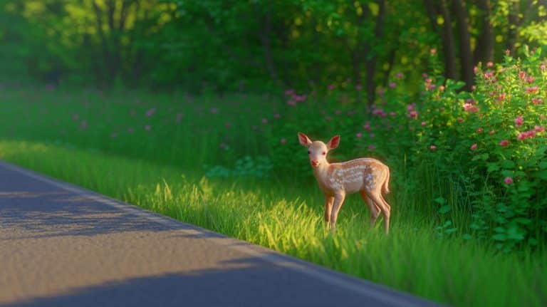 « Il croyait sauver un mouton » : ce Texan découvre un faon albinos rarissime au bord de la route (et lui sauve la vie)