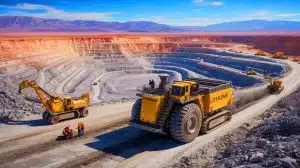 Illustration de la mine de Thacker Pass, un projet stratégique visant à renforcer l'approvisionnement en lithium des États-Unis.