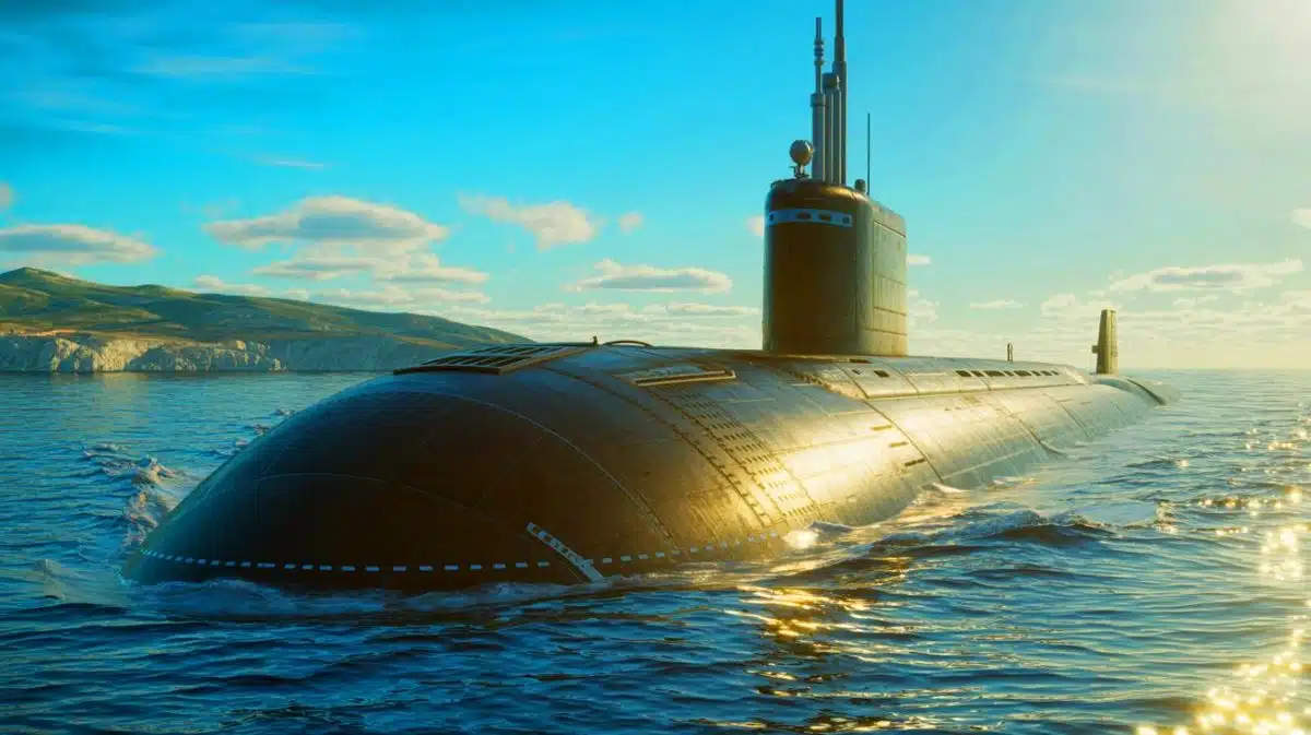 « Cet accident révèle la faiblesse russe » : la fuite du sous-marin Novorossiysk près de Gibraltar alerte les alliés de l’OTAN Illustration de la fuite de carburant sur le sous-marin russe Novorossiysk au large de Gibraltar.