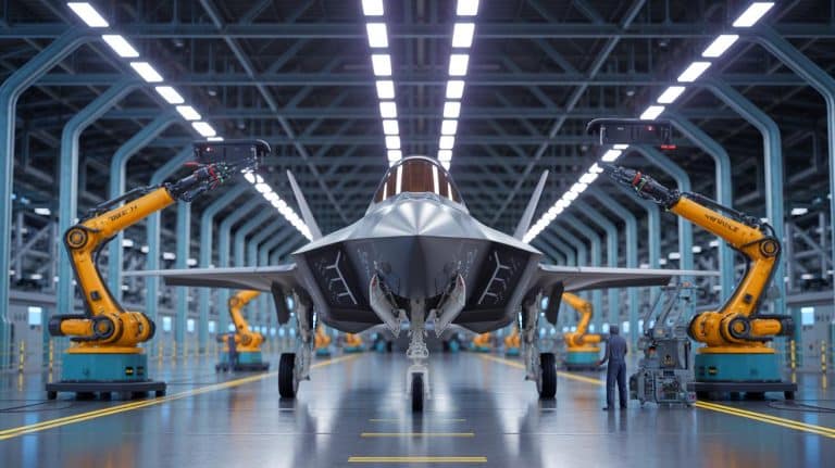 „Alle 30 Stunden ein F-35-Rumpf“: Northrop Grumman Beschleunigt Produktion Mit Hightech-Automatisierung Und Roboterlinien In Kalifornien