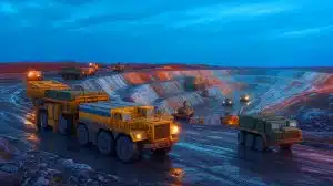 Illustration de l'occupation par la Russie d'une région riche en lithium en Ukraine et ses implications géopolitiques.