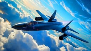 Illustration of the SR-72 spy plane developed by Lockheed Martin.