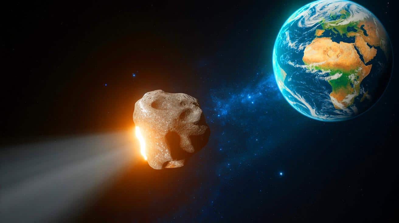 « On ne l’a vu qu’après coup » : cet astéroïde a frôlé la Terre à 428 km, aussi près que l’ISS (et personne ne l’avait prévu)