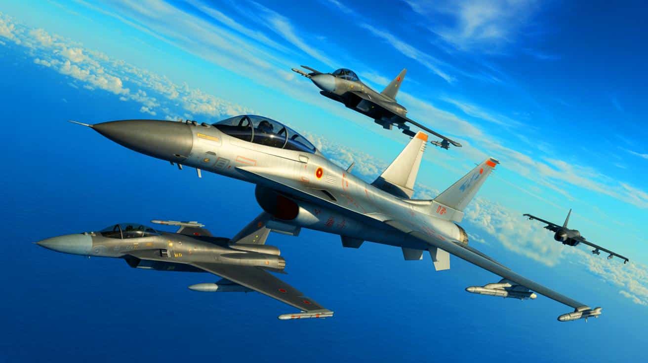 « On a frôlé la collision » : ce pilote chinois du J-16 aurait forcé deux jets étrangers à battre en retraite au-dessus de la mer de Chine