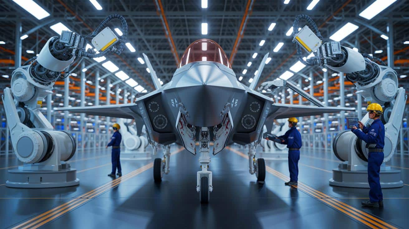 « On n’a jamais produit aussi vite » : ce secret industriel permet à Northrop Grumman de livrer un fuselage de F-35 toutes les 30 heures