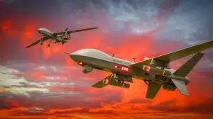 Illustration of L3Harris Technologies’ Expanded Vampire Counter-Drone System with Advanced AI and Machine Learning Capabilities.