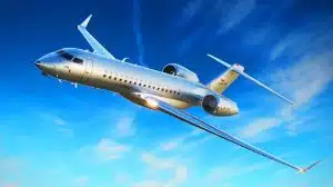Illustration of L3Harris Global 6500 aircraft selected by South Korea for its airborne early warning and control program.