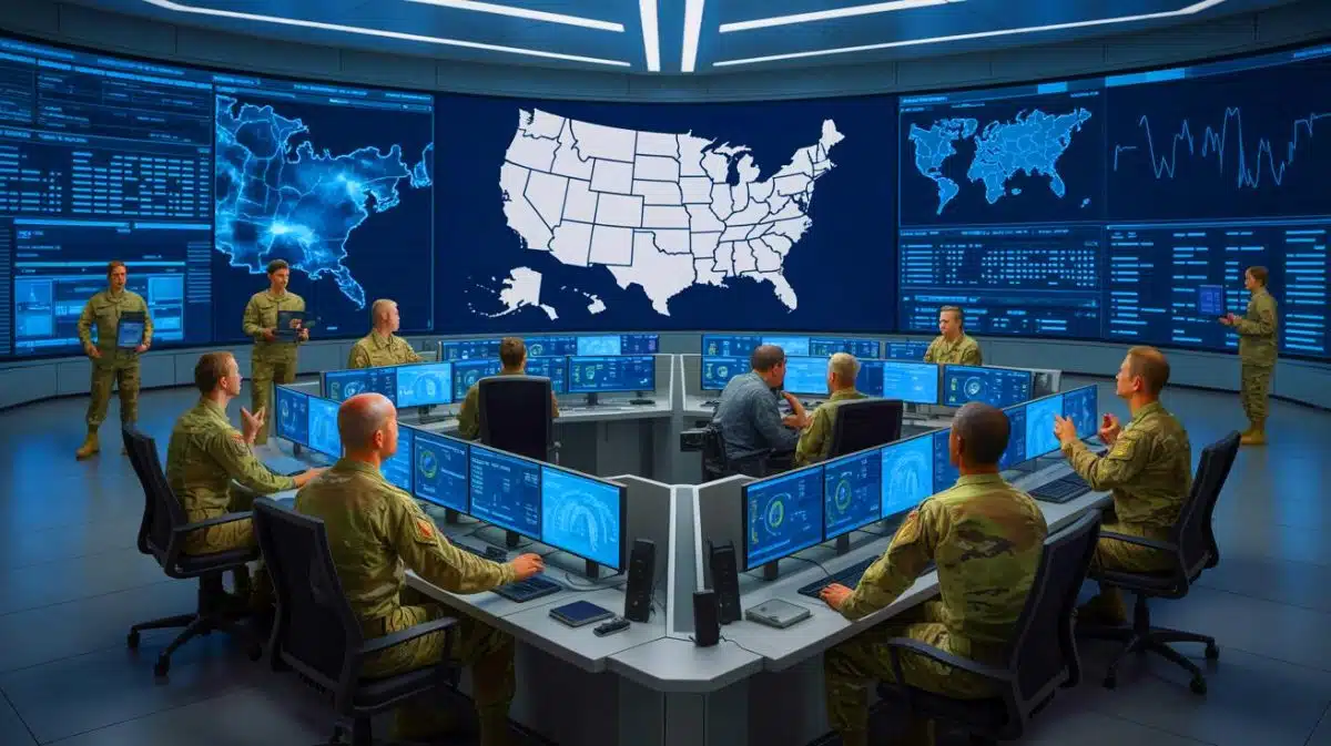 „Es ist ein riskanter Kurs“: Diese neue Strategie der US-Luftwaffe stellt alles auf den Kopf (und China schaut genau zu) Illustration von der strategischen Neuausrichtung der US-Luftwaffe zur Verteidigung des Heimatlandes.