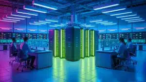 Illustration von TX-GAIN, dem neuen Supercomputer des MIT zur Förderung generativer KI und wissenschaftlicher Forschung.