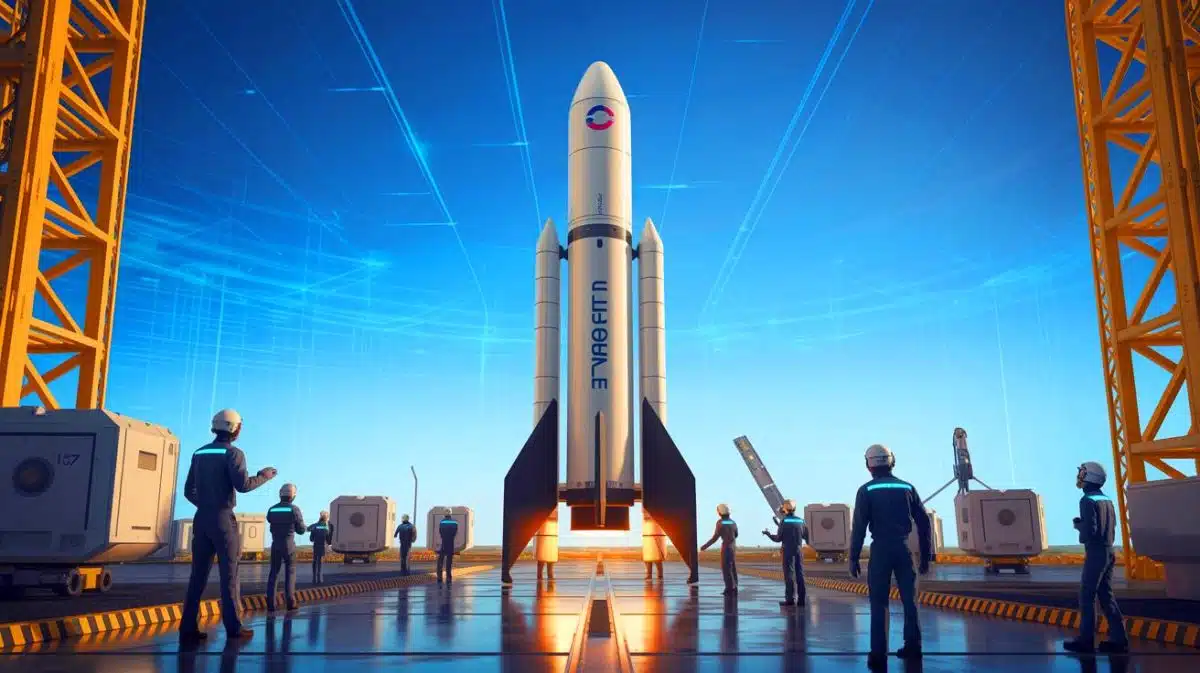 „Das ist kein Raumfahrtdeal mehr“: Diese 855-Millionen-Übernahme macht Firefly plötzlich zu einem Geheimdienstriesen (und bedroht die Konkurrenz) Illustration von der geplanten Übernahme von SciTec durch Firefly Aerospace im Kontext der Raumfahrt- und Verteidigungsindustrie.