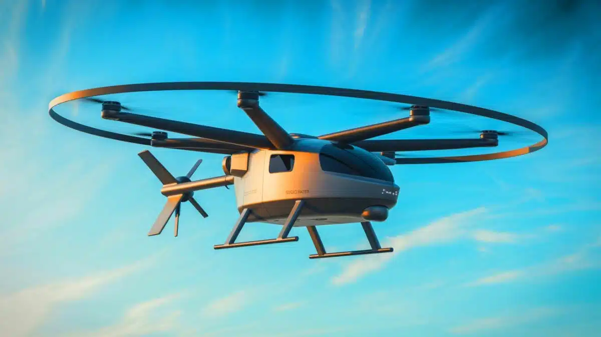 Illustration von der Nomad-Serie, einer neuen Familie autonomer Drohnen von Sikorsky und Lockheed Martin.