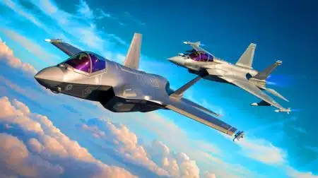 Illustration of Canada's debate on F-35 and JAS 39 Gripen fighter jet acquisition.