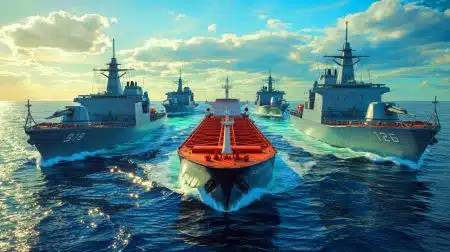 Trump Blocks Venezuelan Access: Europe Warns of Escalating Conflict, Defense Secretary Holds Key Strike Video, Impacts Await Illustration of U.S. President Donald Trump announcing a blockade on Venezuelan oil tankers.