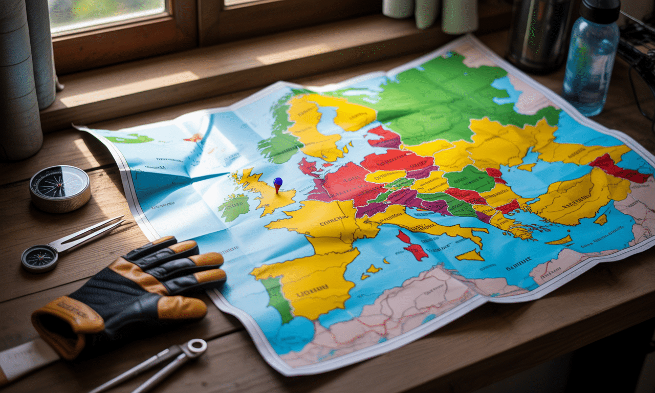Planning a cycling tour through europe